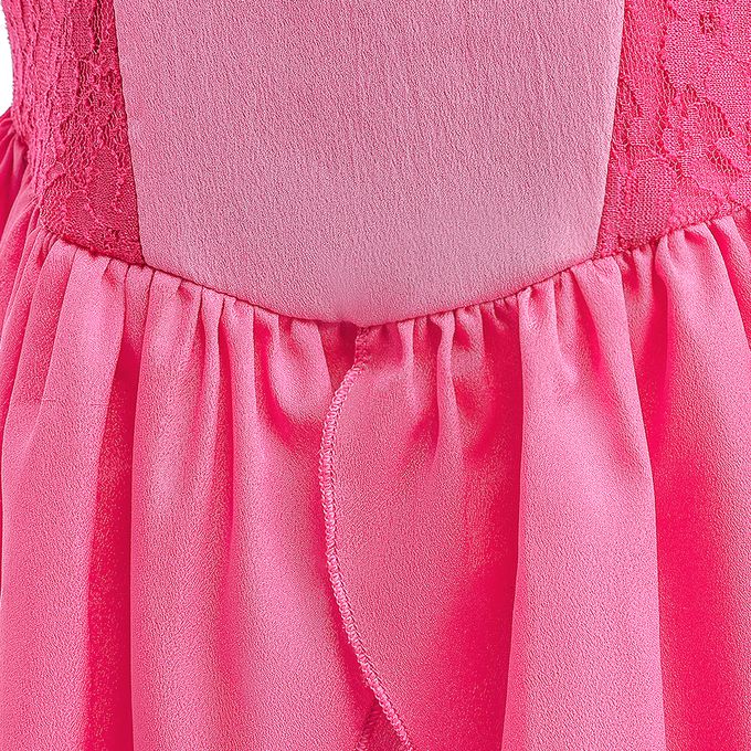 love, charlotte - Peach 碧姬公主造型服-洋裝+皇冠-粉色