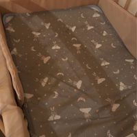 韓國 GIO Pillow - 智慧二合一有機棉超透氣排汗嬰兒床墊-晚安兔兔