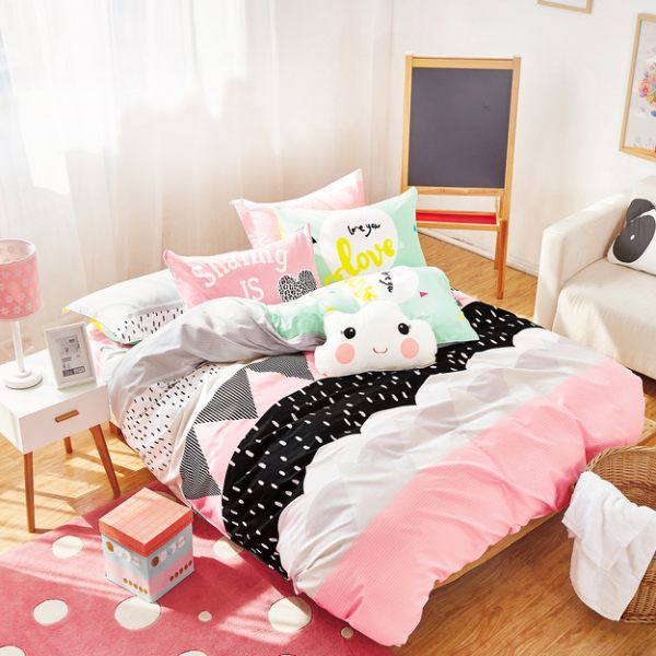 Pure One - 極致純棉寢具組-愛茉莉-加大三件式床包組