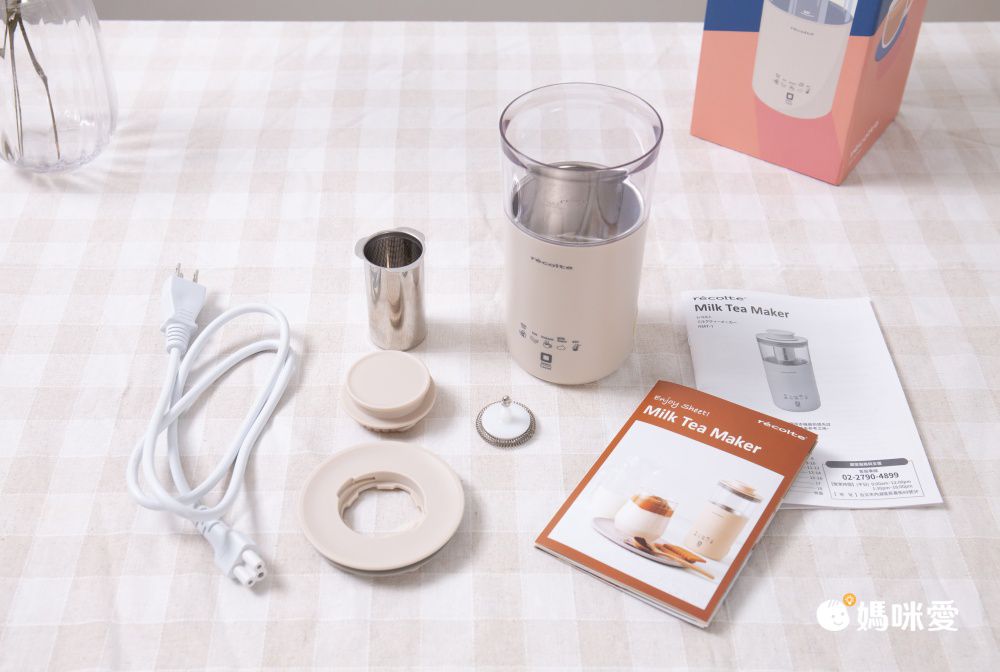 香濃鍋煮奶茶一鍵完成【麗克特 奶泡/奶茶機】五合一多功能