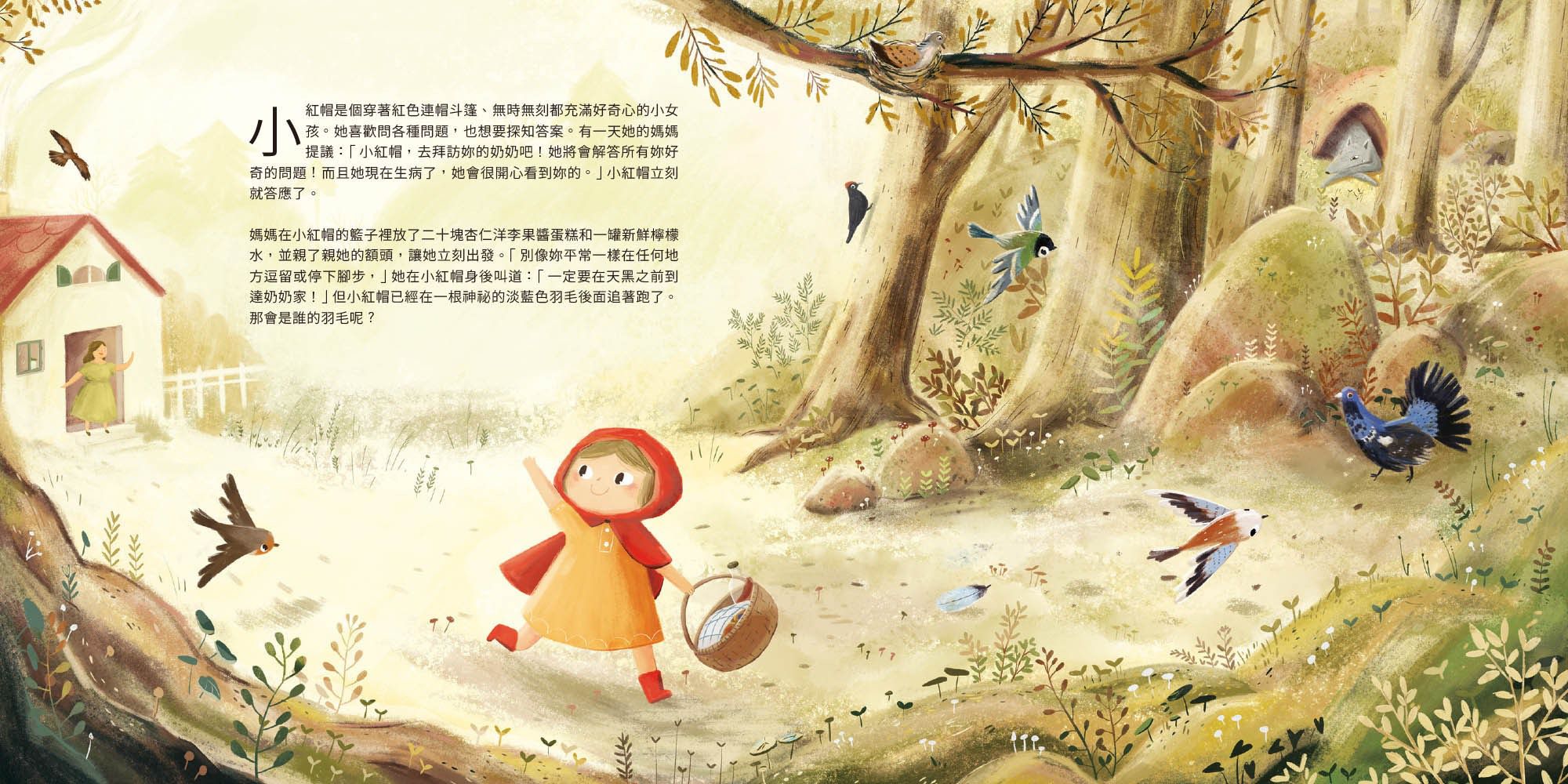 童話知識小百科翻翻書1跟著小紅帽認識森林動物