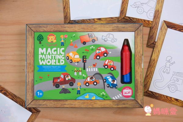 在家擁有小小畫室【澳洲 Tiger Tribe】旅行著色盒＆窗花彩繪