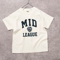 日本 BRANSHES - 100%棉 街頭印花短袖上衣-MID-白