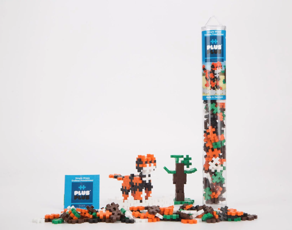 加加積木 PLUS PLUS - Mini小顆粒-彩虹系列-彩虹100PCS(老虎)