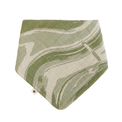 丹麥BIBS - Bandana有機棉圍兜-綠迷彩-單入