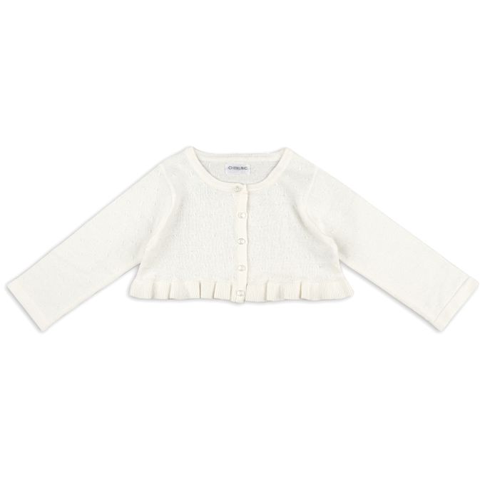 akachan honpo - 針織小外套-白色