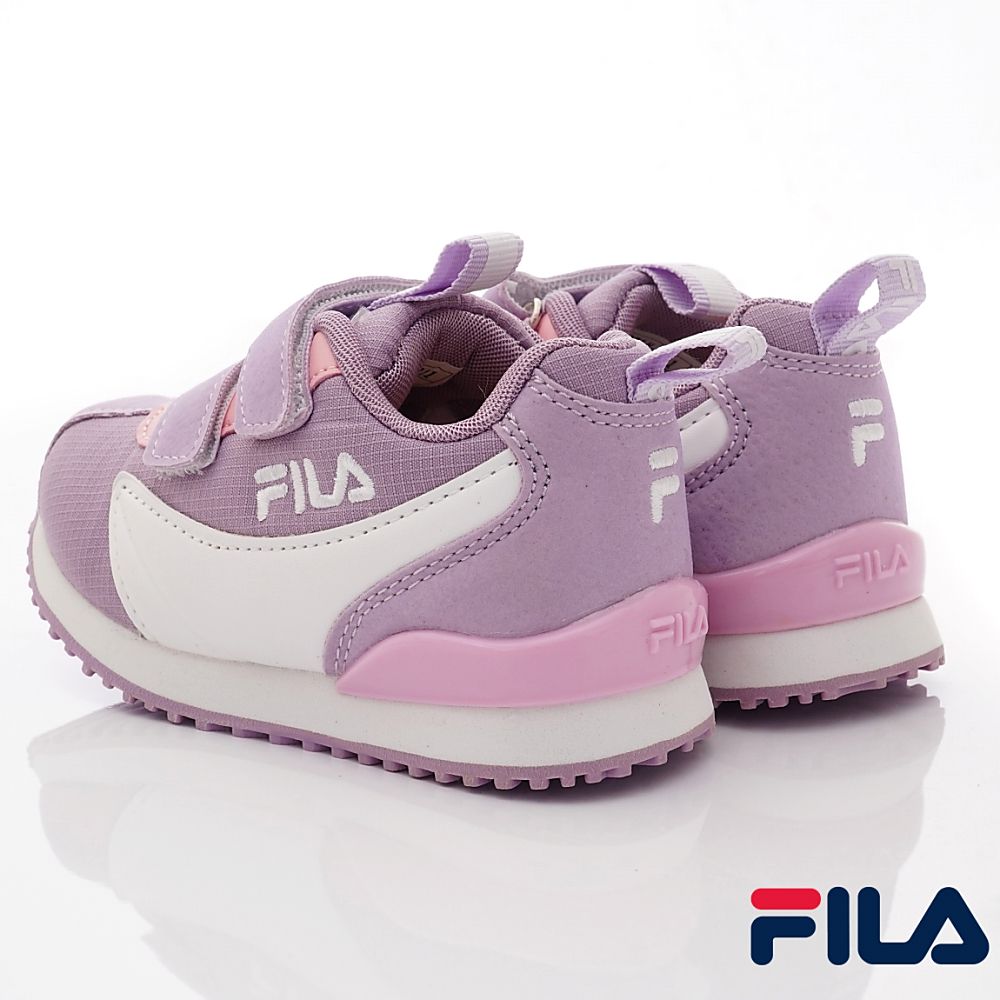 FILA - 經典慢跑鞋(中小童段)-運動鞋-紫