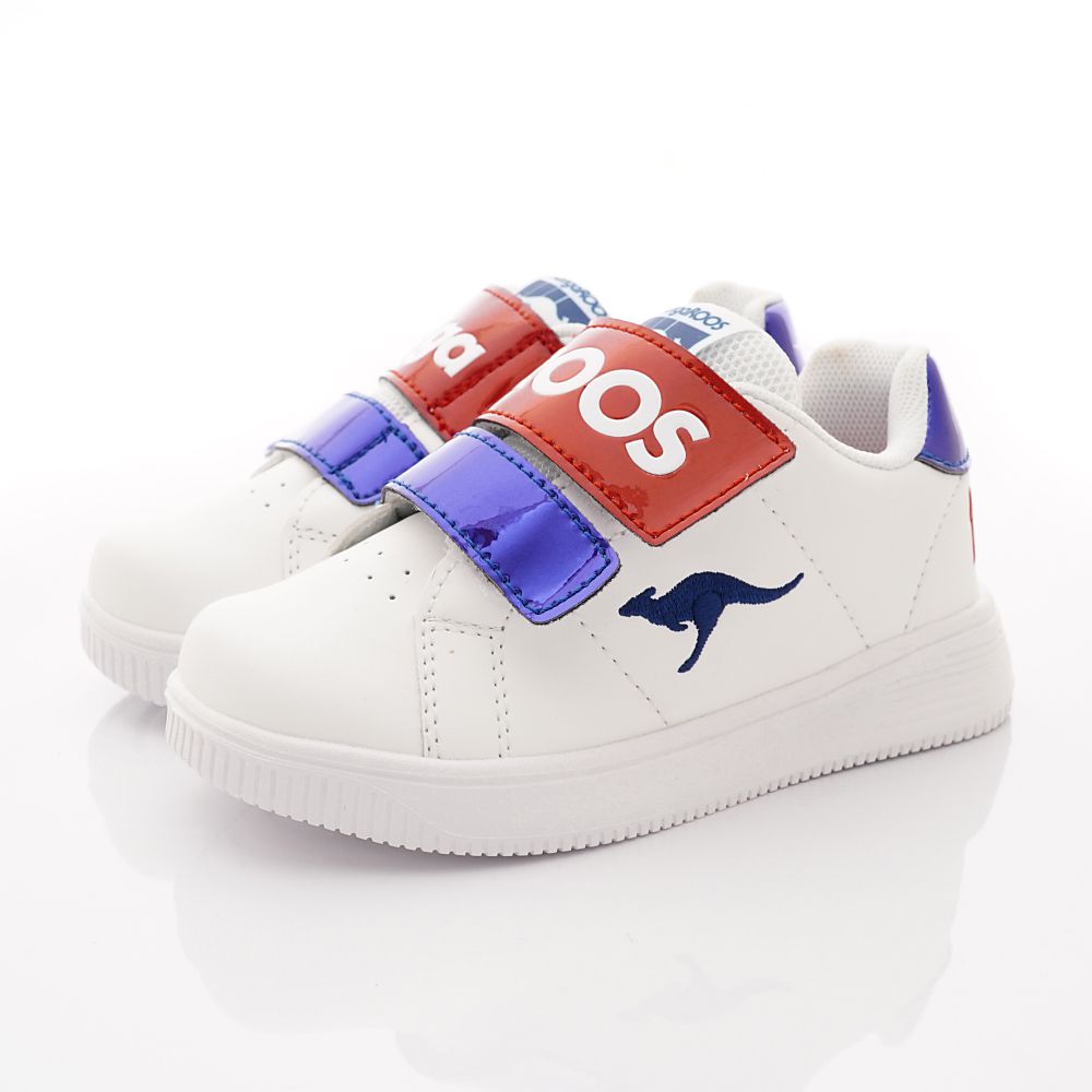 KangaROOS - 金屬記憶鞋墊板鞋(中小童段)-白藍紅