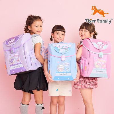 三麗鷗聯名款【Tiger Family】超輕量護脊書包✪減輕肩部壓力