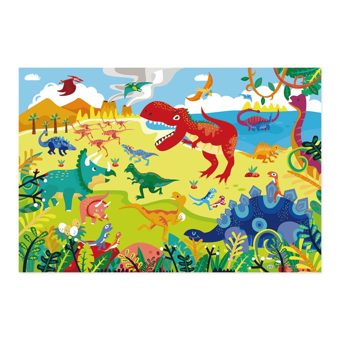 世一文化 - 恐龍世界拼圖(盒裝150片)