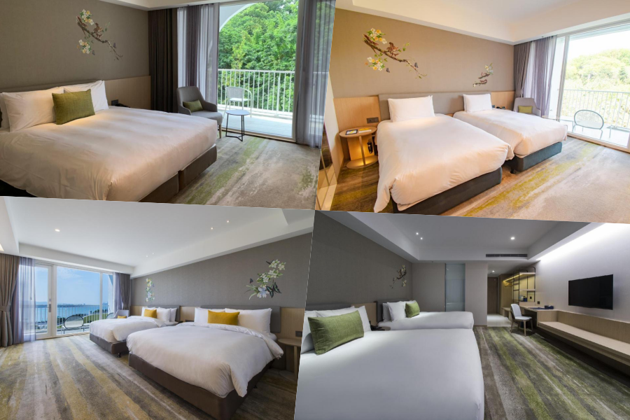 淡水河景第一排【將捷金鬱金香酒店】超值家庭專案