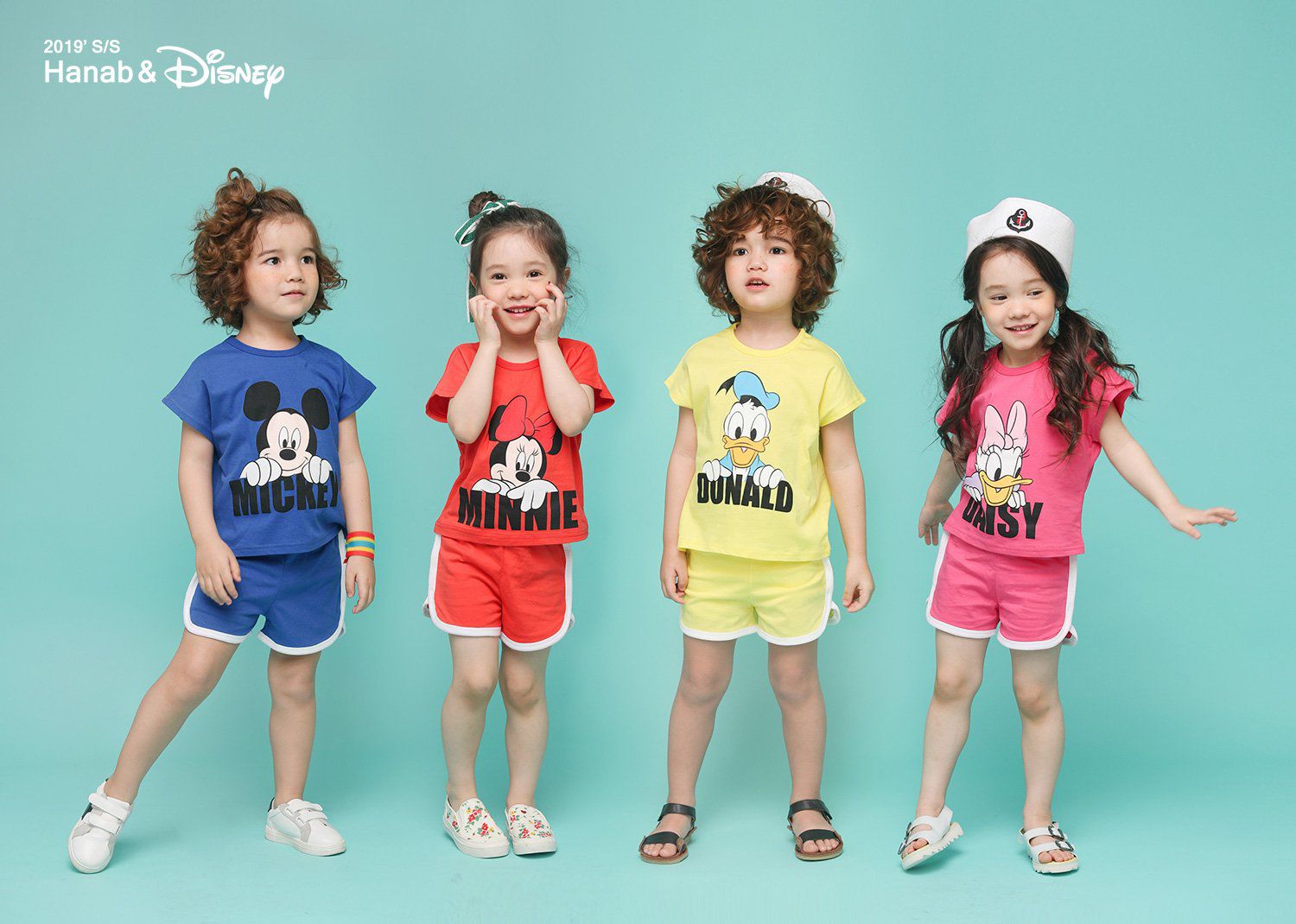 ♥ 韓製迪士尼套裝  2019 夏季款♥ 米奇、唐老鴨、小熊維尼 都在這裡！
