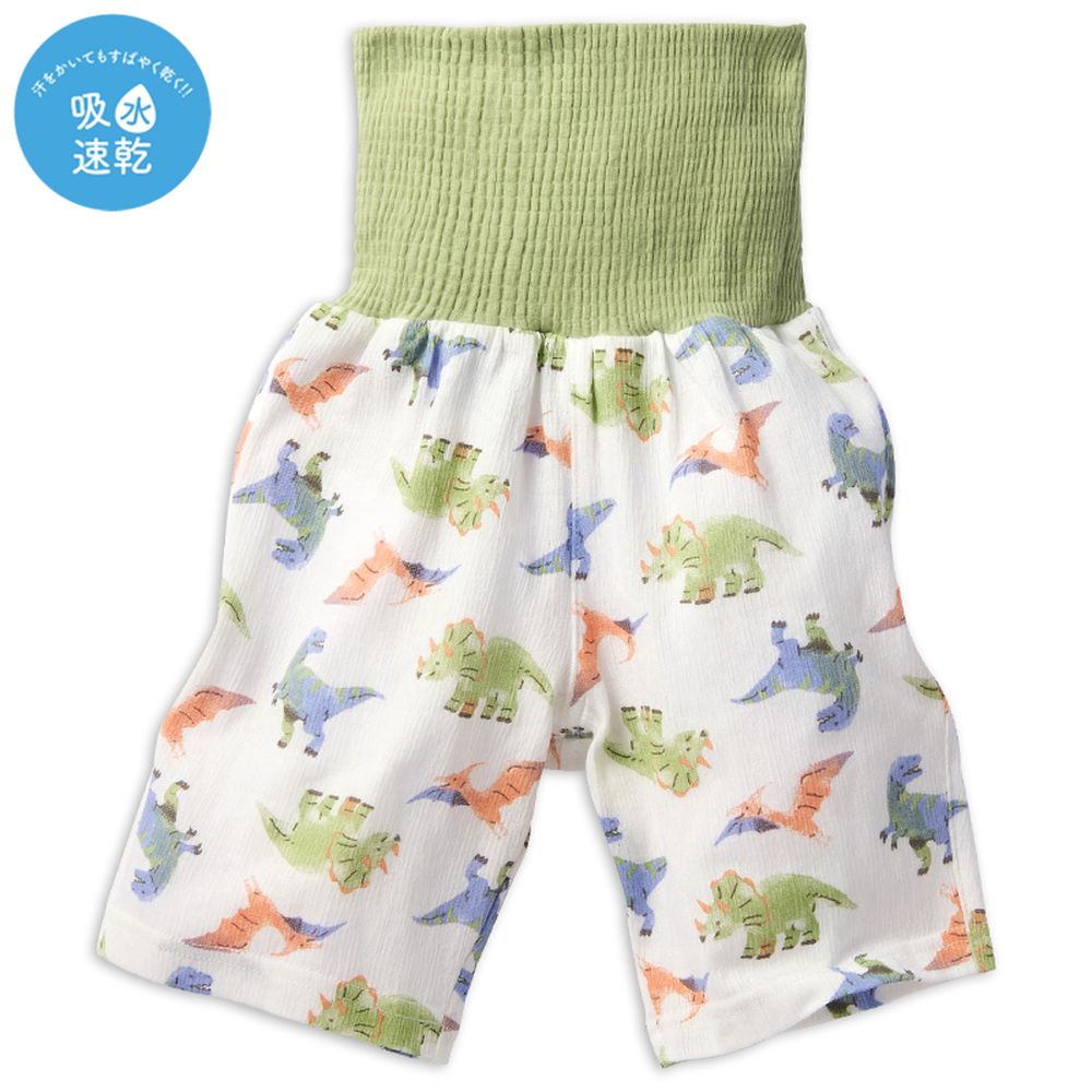家居褲 附肚圍-恐龍-綠色