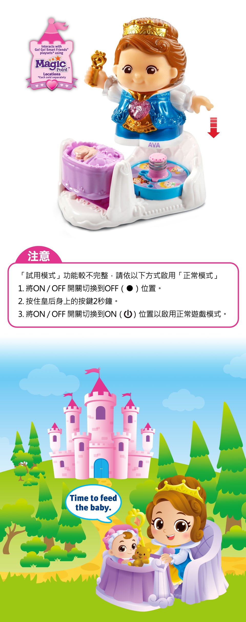 Vtech - 夢幻城堡系列-皇后與小公主