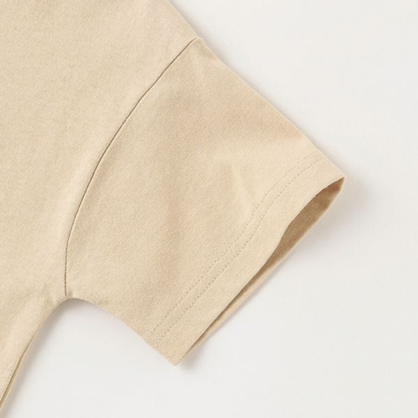 日本 petit main - TOMICA聯名 印花短袖上衣-卸載車-卡其