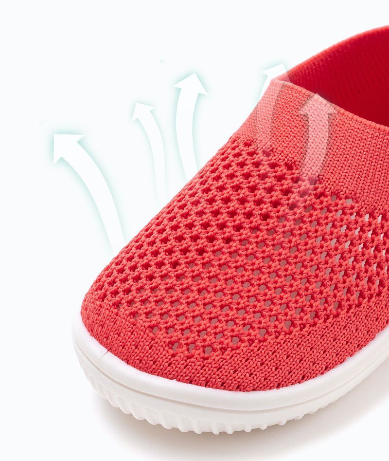 韓國 OZKIZ - 洞洞厚底/輕量/防滑兒童沙灘鞋/戲水鞋-藍