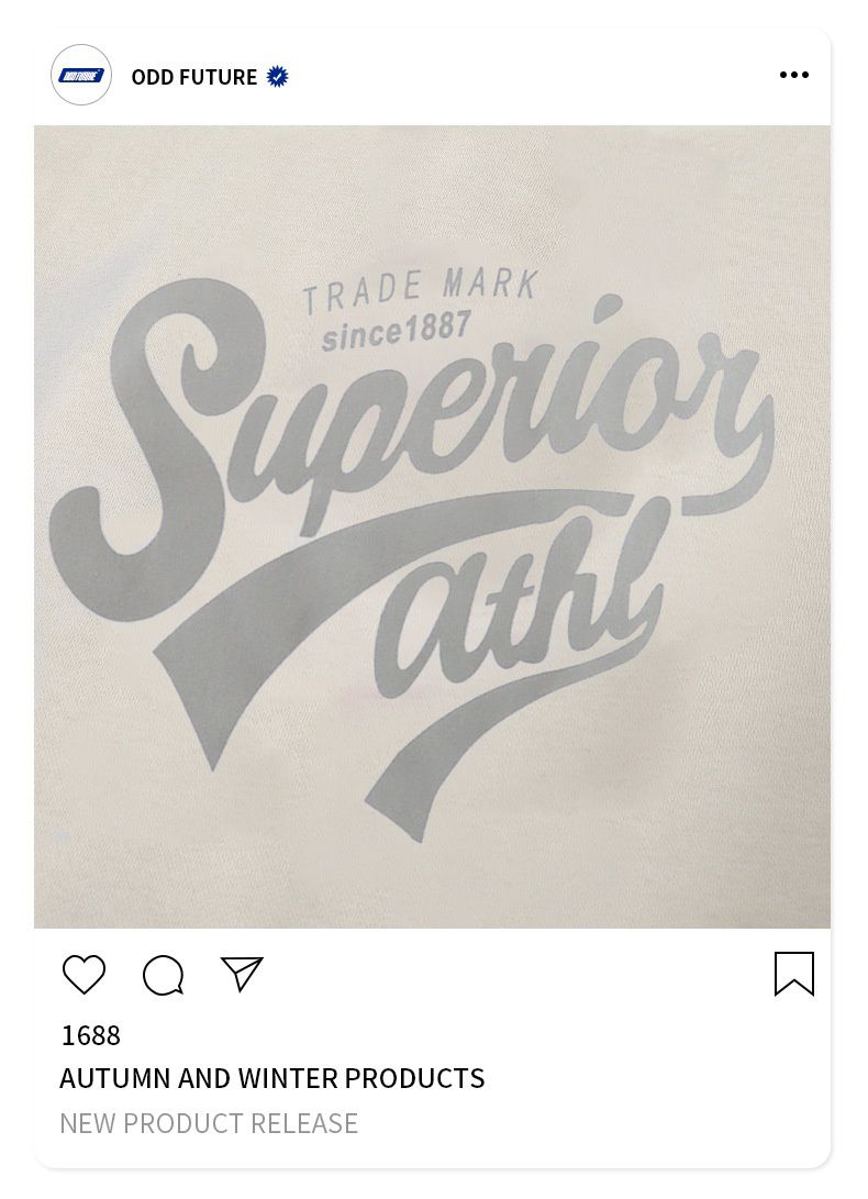 加絨連帽長袖大學T-英文字母-灰色