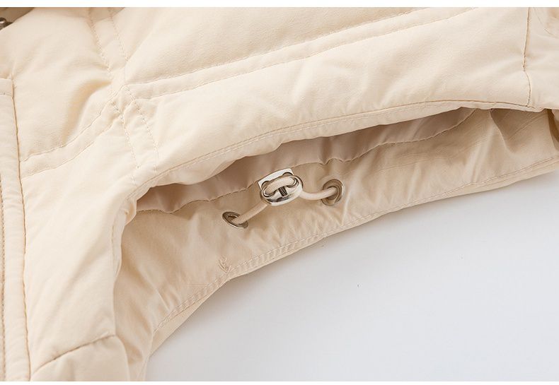 90%白鴨絨羽絨背心-大口袋-玫紅