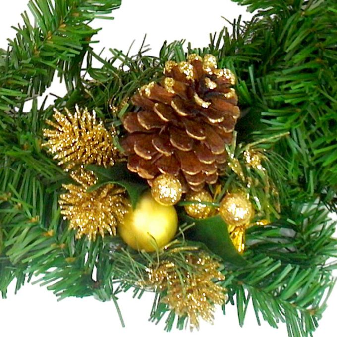 MODACore 摩達客 - 摩達客台製9呎(270cm)聖誕裝飾樹藤條 (金色系) (可彎曲調整/可掛門邊/窗邊/牆沿) 本島免運費