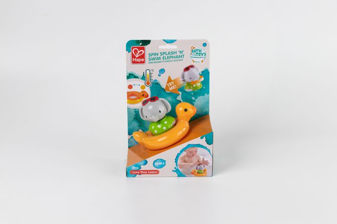 德國 Hape - 小象轉轉樂洗澡戲水玩具