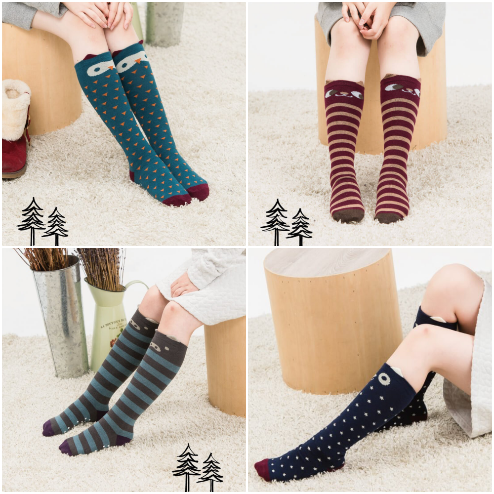 台灣製【貝柔 Peilou】趣味童襪 x 舒適棉襪