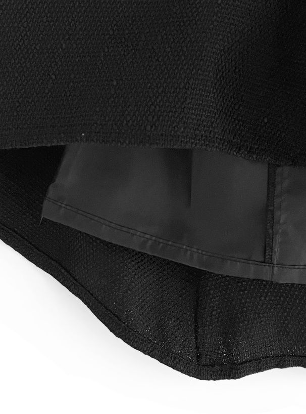 日本 GRL - 氣質小香風修身魚尾裙-淺灰藍