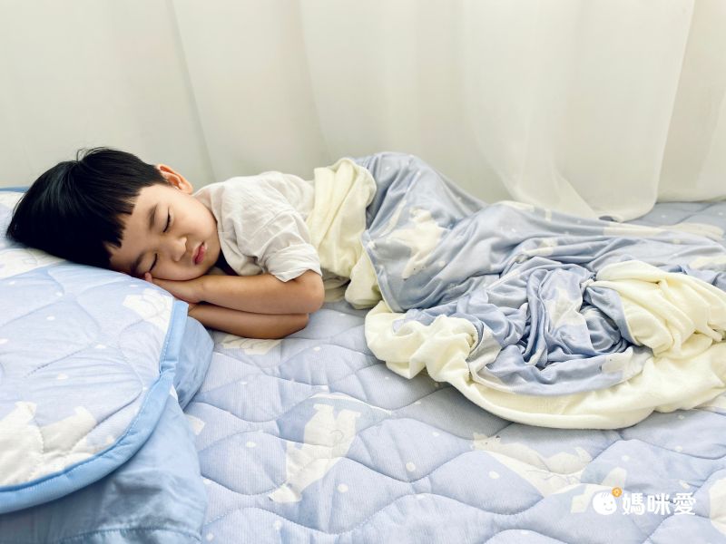 日本小泉 - 節電對策冷感薄毯-北歐花草-薄荷 (100x140cm)