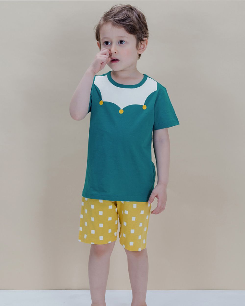 韓國 Sopoliini 童趣北歐風☺ 夏季純棉套裝 / 家居服