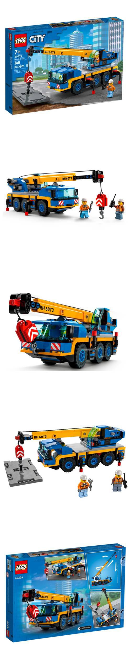 樂高 LEGO - 樂高積木 LEGO《 LT60324 》City 城市系列 - 移動式起重機-340pcs