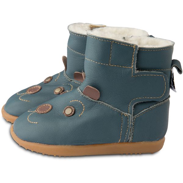 英國 shooshoos - 健康無毒真皮手工童鞋/靴子/童靴-優雅巴納比