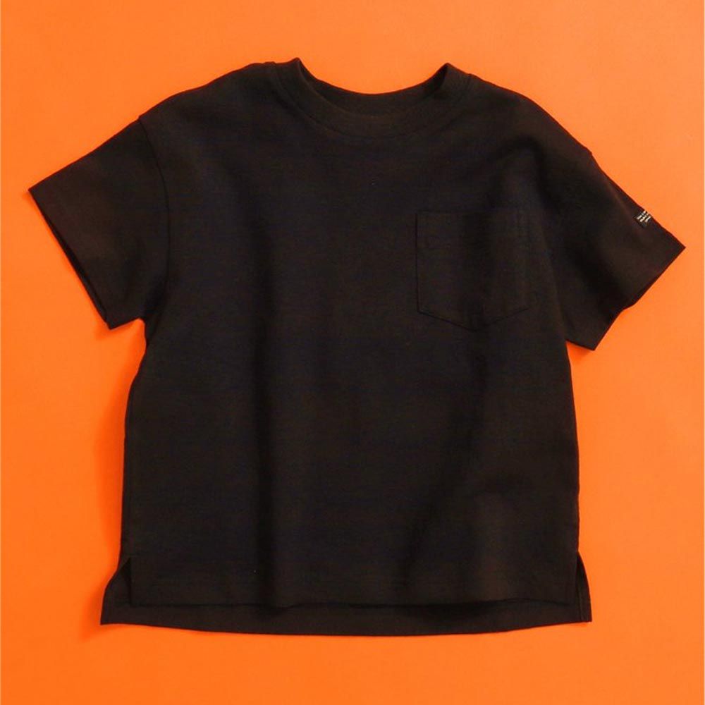 日本 BREEZE - [低價]簡約定番款短袖T恤-素面-黑