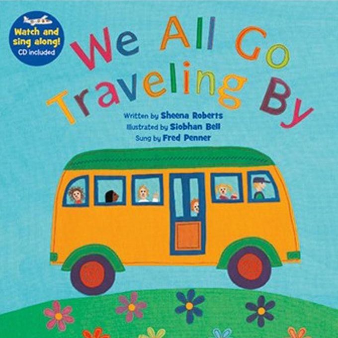 廖彩杏老師有聲書-WE ALL GO TRAVELING BY-彩色-書+QR code