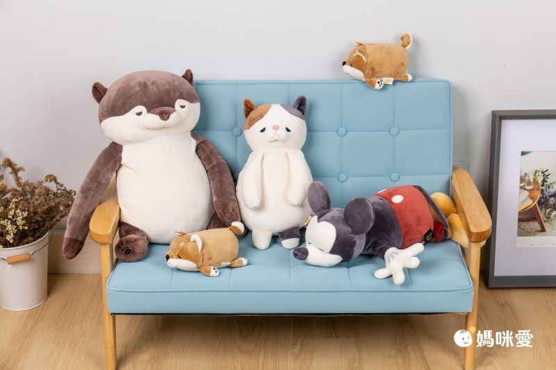 挺胸不駝背！日本 LIV HEART ♡ 坐姿調整抱枕，動物造型超療癒