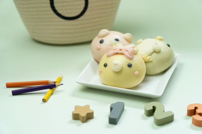 老甜媽手工饅頭 - 敲可愛海陸造型肉包8入-560g