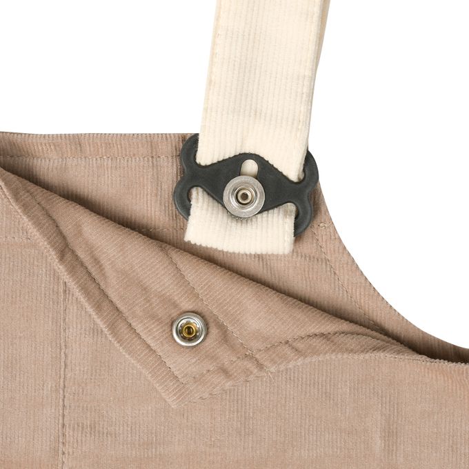 akachan honpo - 背心裙-超細燈芯絨-淺卡其色