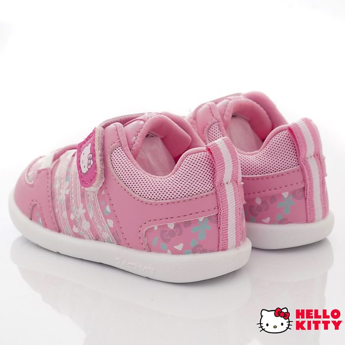 hello kitty 小花輕量軟Q鞋墊款(小童段)-休閒鞋-粉