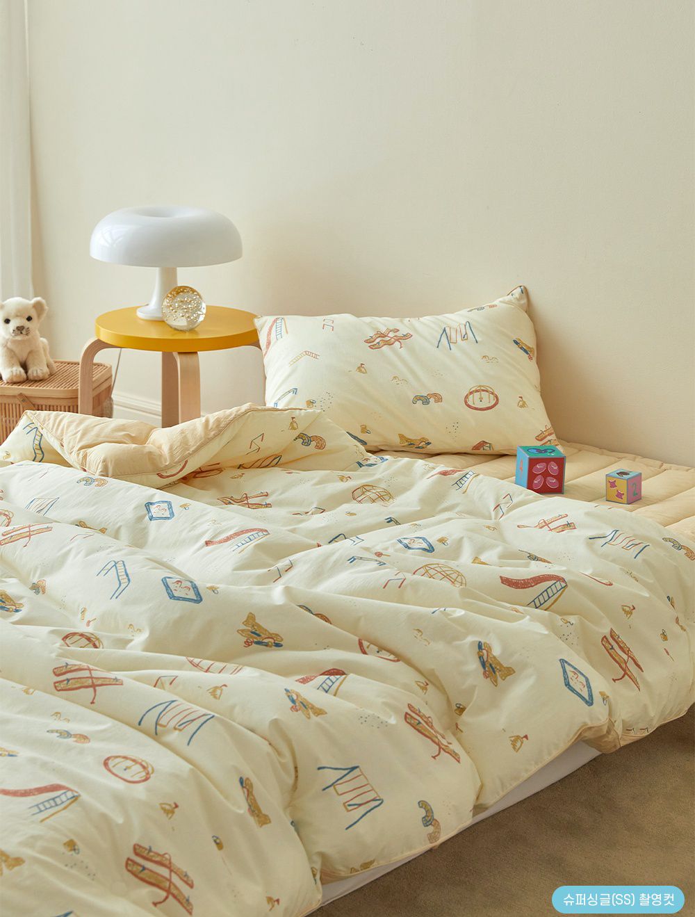 韓國 Maatila - (兒童款)可水洗高密度純棉棉被-兒童公園