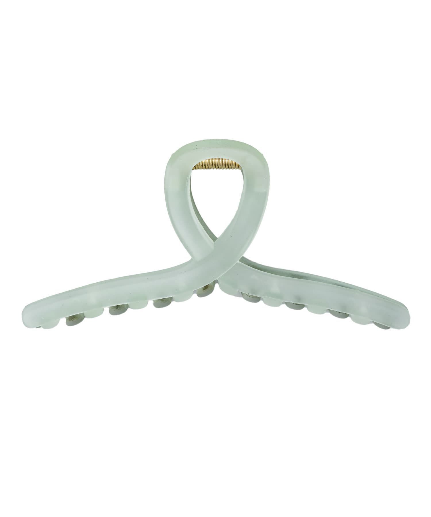 日本 Lattice - 早春透明感壓克力抓夾-草綠