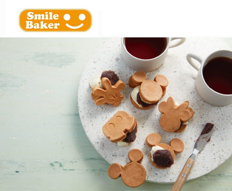 麗克特 recolte - Smile Baker 微笑鬆餅機-迪士尼米奇米妮系列-經典紅