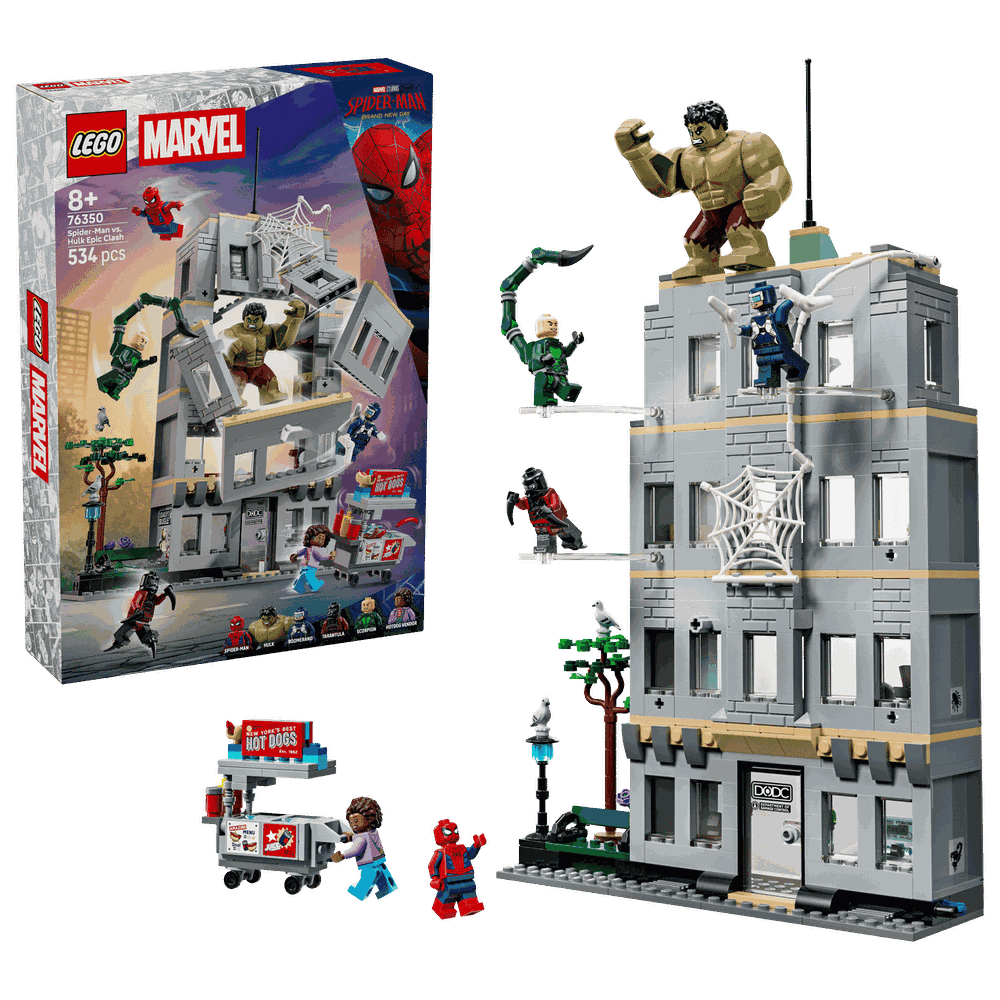 LEGO 76350 蜘蛛人和綠巨人浩克的精采激戰 Spider-Man vs. Hulk Epic Clash