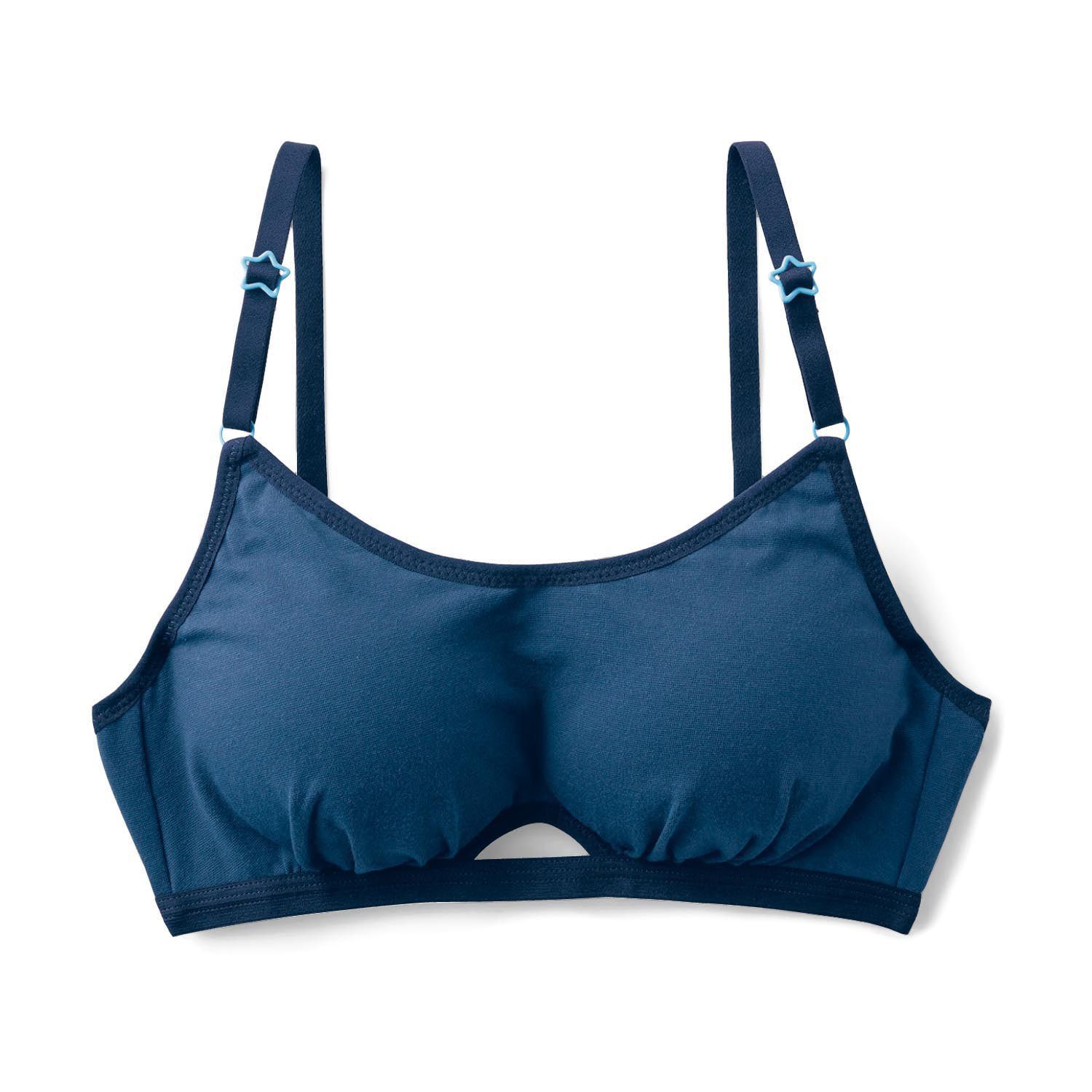 日本 Hummingchouchou - 排汗速乾 少女成長型內衣/內搭胸衣-後扣式-淺灰