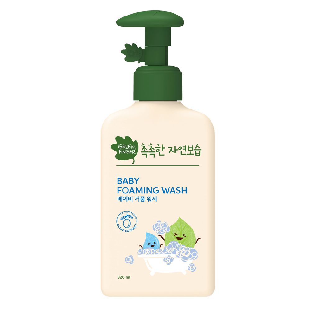 Green Finger - 綠手指 CHOKCHOK三效保濕嬰幼兒系列-泡泡慕斯沐浴乳-320ml