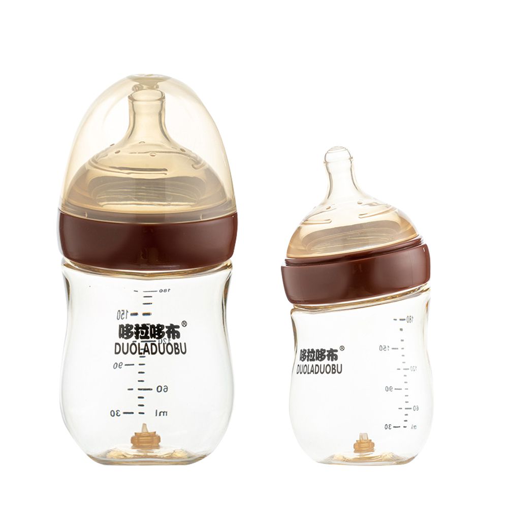 PPSU奶瓶 底部導流降氣泡 180ml寬口奶瓶-PPSU奶瓶-底部回氣導流設計