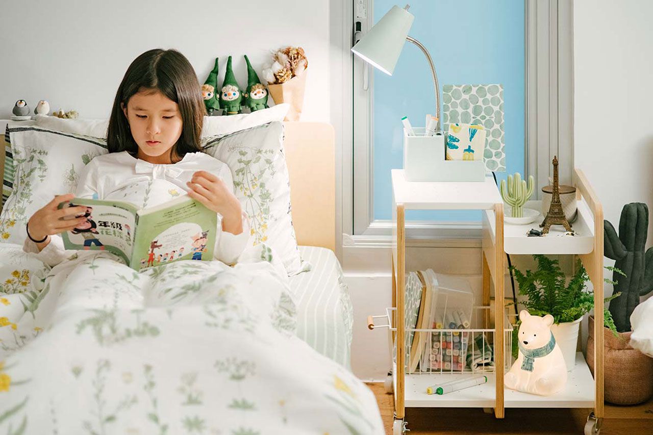 走走家具 - (7/20後出貨)走走移動邊架-清新白 (48.7 / 43 / 55 (cm))