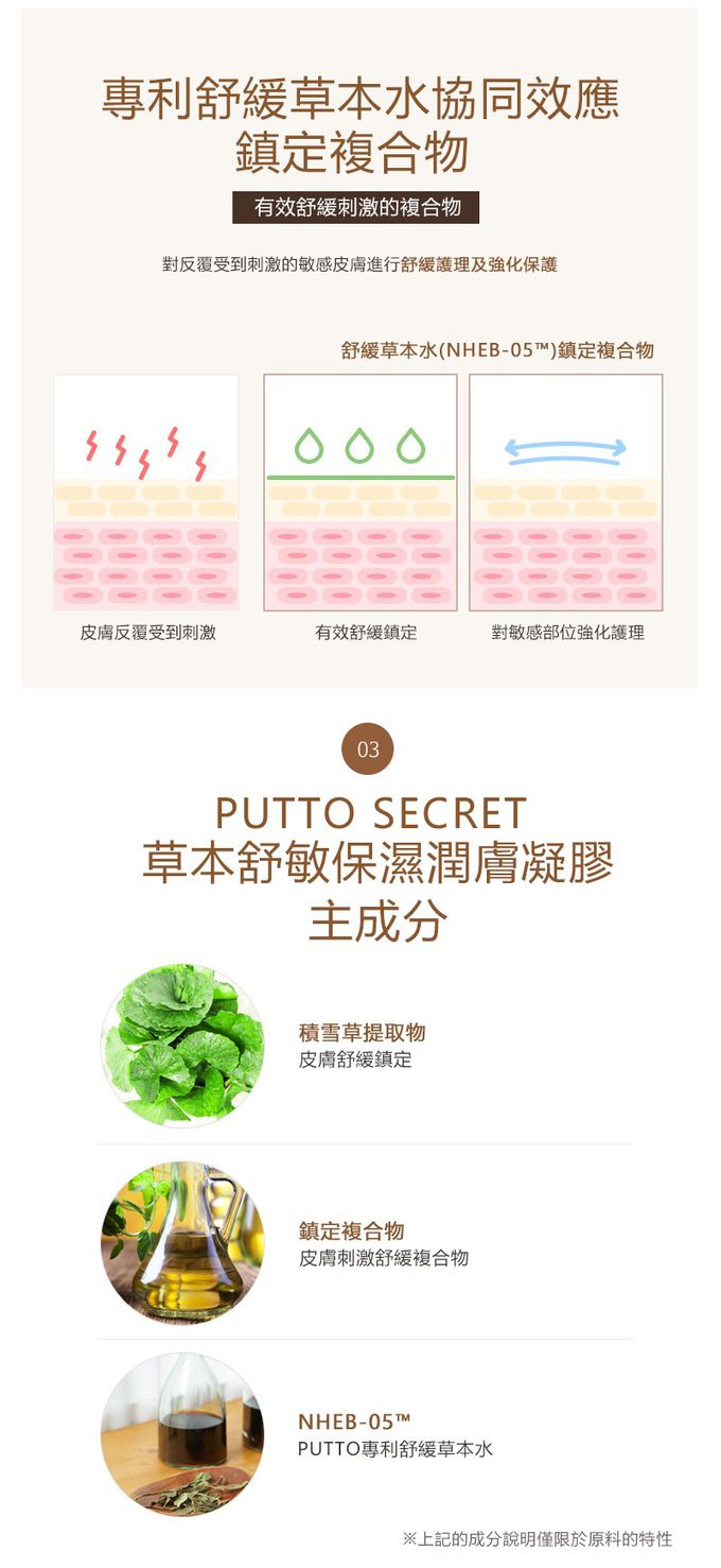 韓國 Putto - 嬰兒草本舒緩凝膠乳液旅行組-凝膠：30ml、乳液：30ml