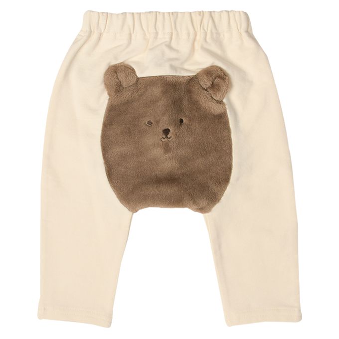 akachan honpo - 造型屁屁褲-刷毛 動物-象牙白色