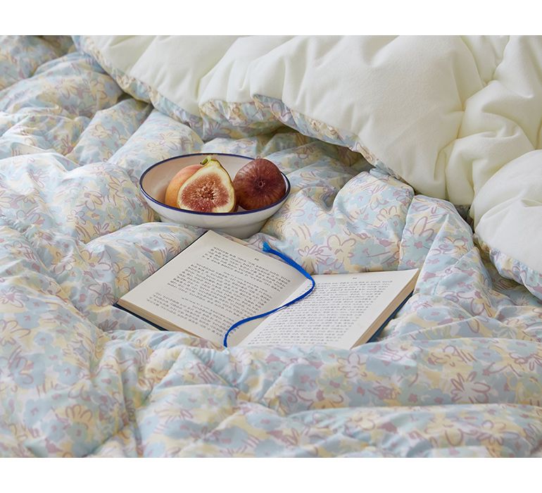 韓國 Maatila - 可水洗M2全方位抗菌防蟎棉被(冬被)-復古花紋