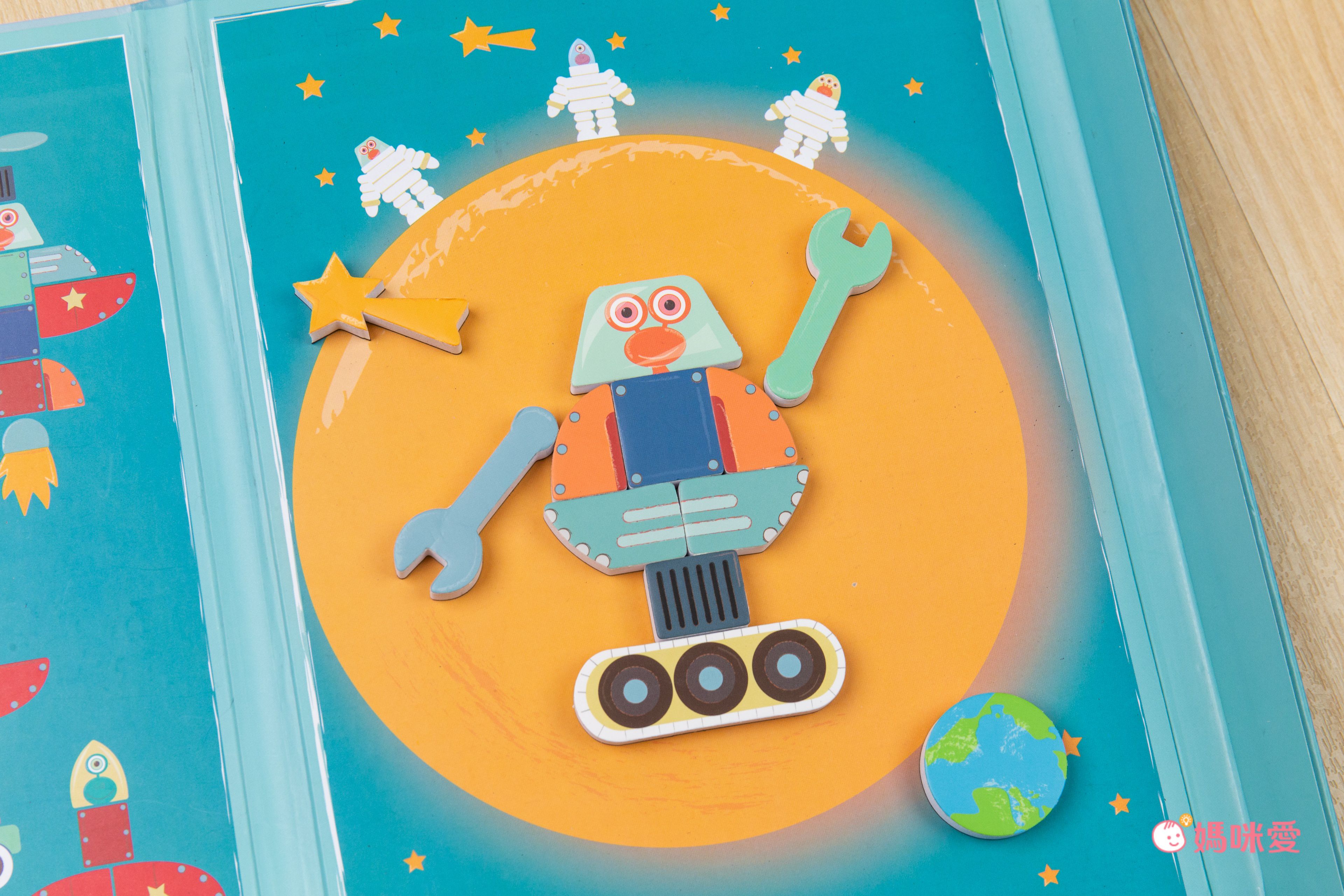 比利時 Scratch - 邏輯遊戲書-混合配對_星際探險