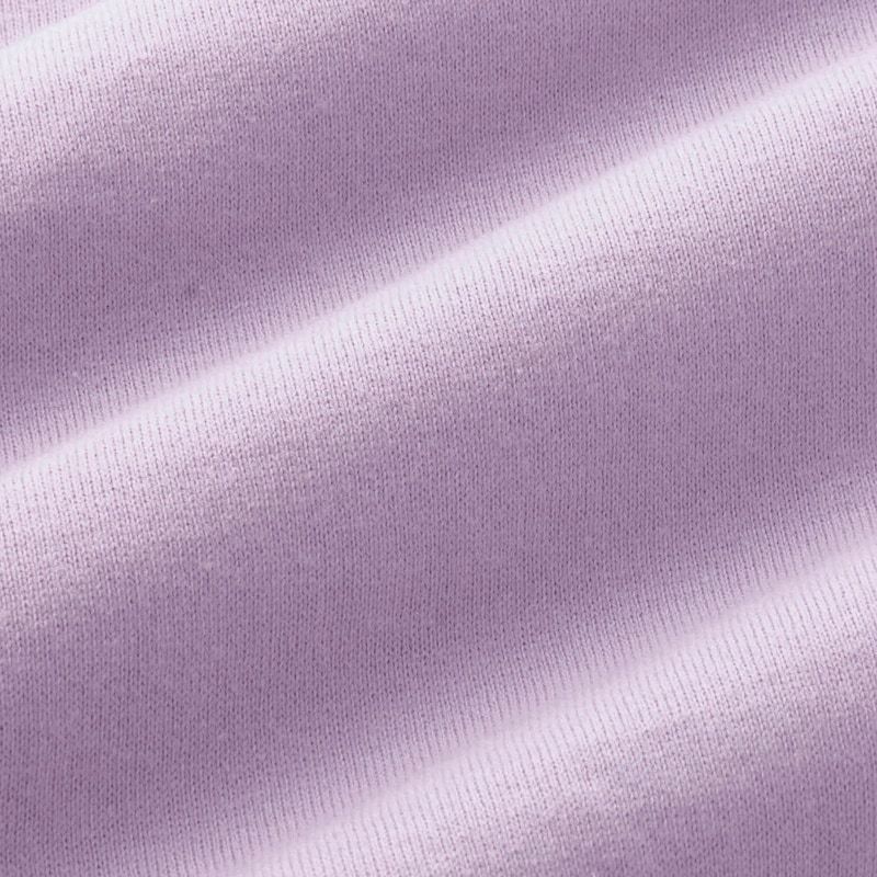 日本千趣會 - GITA 側邊蝴蝶結下擺薄紗長袖上衣-薰衣草紫