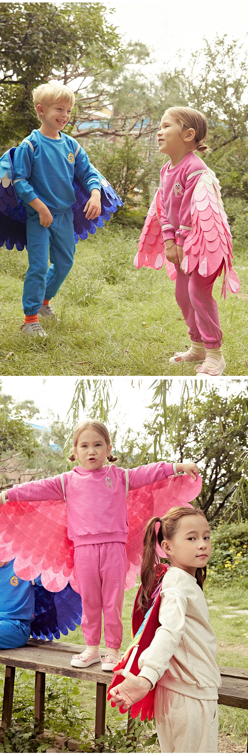 韓國 OZKIZ - 彩色鳥翅膀面具2件組-彩色 (FREE)